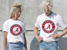 Load image into Gallery viewer, Alabama Crimson Tide Logo - White Unisex T Shirt Multiple Size