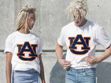 Load image into Gallery viewer, Auburn Tigers - White Unisex T Shirt Multiple Size