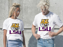 Load image into Gallery viewer, LSU Tiger - White Unisex T Shirt Multiple Size