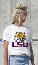 Load image into Gallery viewer, LSU Tiger - White Unisex T Shirt Multiple Size