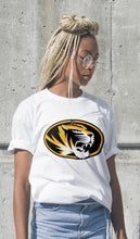 Load image into Gallery viewer, Missouri Tigers - White Unisex T Shirt Multiple Size