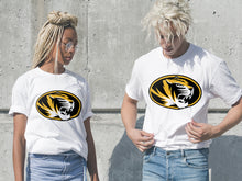 Load image into Gallery viewer, Missouri Tigers - White Unisex T Shirt Multiple Size