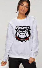 Load image into Gallery viewer, Georgia Bulldogs - White Crew Neck Sweatshirt