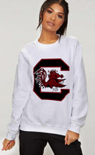 Load image into Gallery viewer, South Carolina Gamecocks - White Crew Neck Sweatshirt