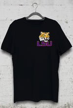 Load image into Gallery viewer, LSU Tiger Chest Logo Unisex White T Shirt
